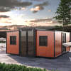 5 Bedroom Prefabricated House Container Homes 40ft Luxury Houses 2 Bedroom Container House