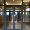 Double door gate design aluminium-front-double-door double glass exterior french for kfc door