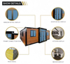 5 Bedroom Prefabricated House Container Homes 40ft Luxury Houses 2 Bedroom Container House