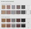 Waterproof wood plastic composite fencing panels board garden material outdoor privacy aluminum white privacy wpc post fence