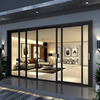 Sliding Room Door Motorized Giant Stacking Ceiling Mounted Aluminum for Bathroom Inside Home Electric Automatic Slide Door