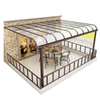 Pop up Canopy Bed Frame 20x20 Tent Heavy Duty Beach king Size Outdoor Daybed with Carport Canopy